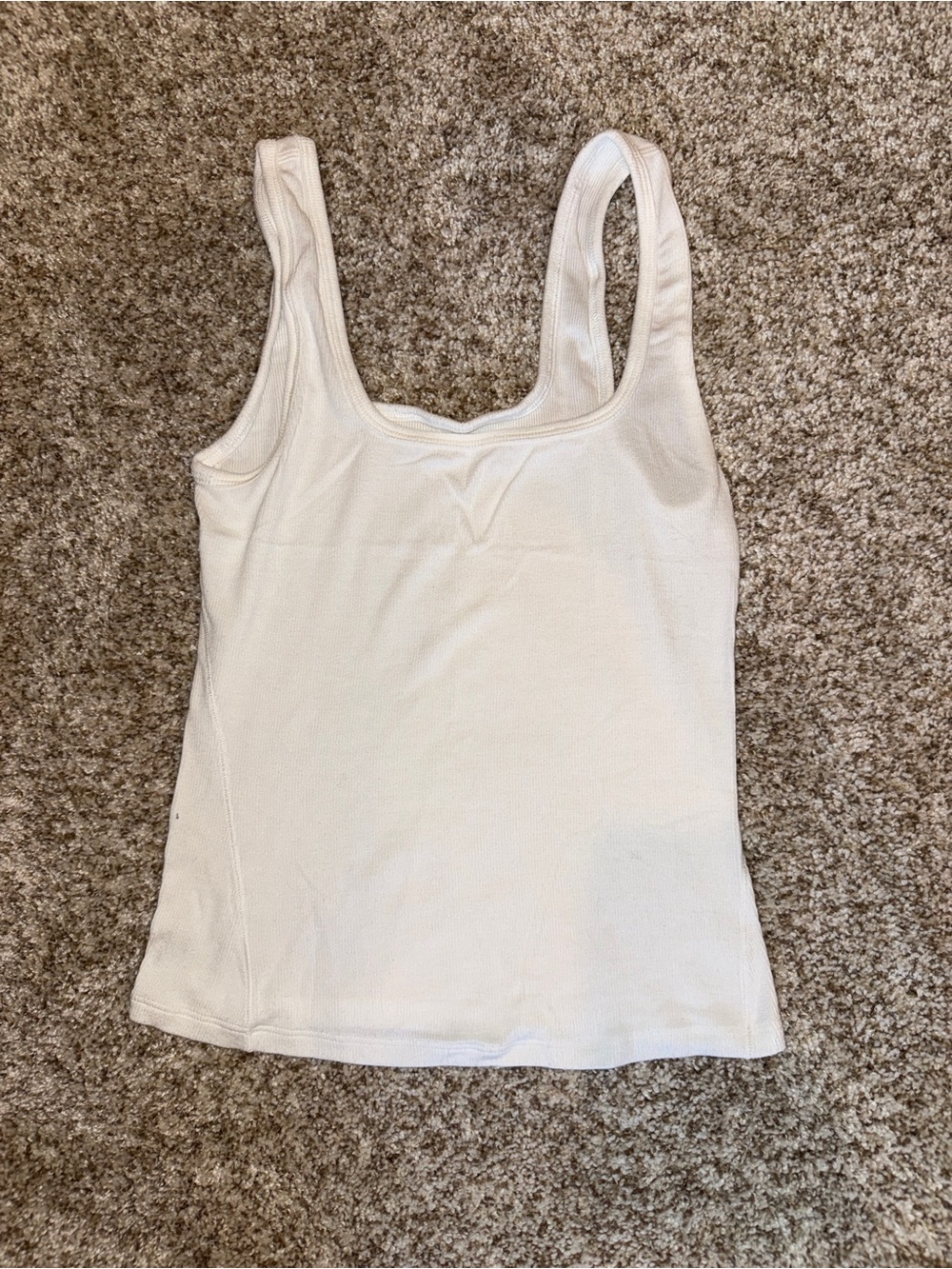 Lululemon Hold Tight Square-Neck Tank Top White Size 0